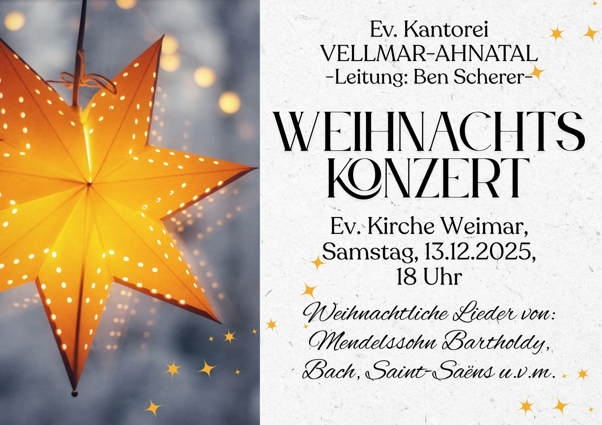 2025 Kantorei Weihnachten